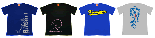 オリジナルプリントTシャツ デザインサンプル